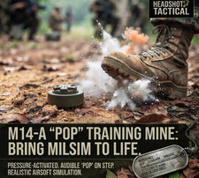 Milsim Airsoft Paintball Pressure Activated Landmine Training Prop Display picture