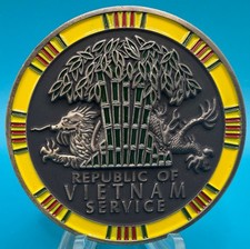 US Armed Forces Republic of Vietnam Service 1959-1975 Veteran Challenge Coin picture