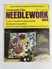 Vintage Woman's Day Needlework Ideas Magazine Number 16 1973 Craft Sewing picture