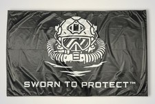SWORN TO PROTECT Flag 3'x5' BANNER Naval Special Warfare Combat Diver VETERAN picture