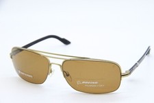 BOEING 63 0006 207 GOLD CARBON FIBER POLARIZED AUTHENTIC FRAMES SUNGLASSES 65-17 picture