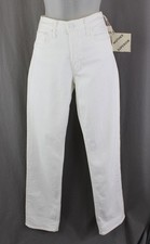 Mother Superior NWT Women's White Cotton Blend The Smarty Pants Skimp Jeans 27 picture