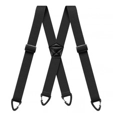 Men's Heavy Duty Suspenders X-Back Hidden Under Clothing 1.5Inch Wide Adjustable picture