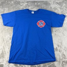 Collectible Gildan T-Shirt Mens L Ultra Cotton Blue Vail Fire Staff Graphic EUC picture
