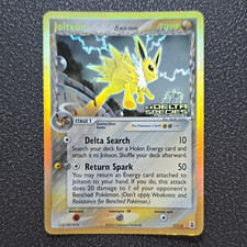 Pokemon TCG Jolteon 7/113 EX Delta Species Holo Rare 2005 STAMPED picture