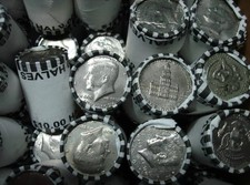 1 Kennedy Half Dollar Roll Box OBW Unsearched That’s 1000 Coins Look For Silver picture