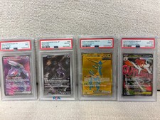Pokemon PSA Graded Lot of 4 Mewtwo Mega Scrafty Genesect Iron Leaves PSA 9 10 picture