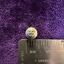 Vintage Zodiac Crown 4.5mm Gold Tone Beautiful Condition picture