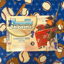 Topps 2023 Bowman Chrome Baseball Factory Sealed Box - 3 Autographs picture