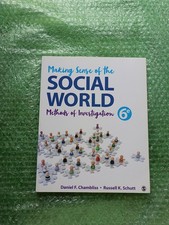 Making Sense of the Social World : Methods of Investigation by Daniel F.... picture