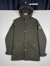 Fjallraven Men’s Greenland Winter Parka Jacket G-1000 Small Green Sherpa Lined picture