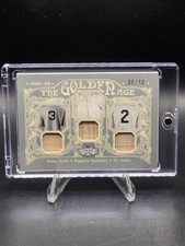 2025 Leaf Lumber The Golden Age Relics Babe Ruth, Rogers Hornsby, Ty Cobb Bats picture