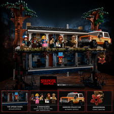 NEW Stranger Things The Upside Down 2,287 Pieces  Action Adventure Building Set picture