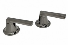 Brizo HL5397-BNX Levoir Widespread Low Lever Handle Kit - Brilliance Black Onyx picture