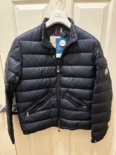 AUTH MONCLER AGAY DOWN PUFFER JACKET DARK NAVY (SIZE 3 M/L) picture