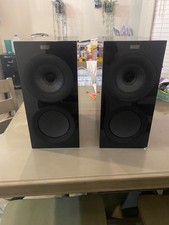 KEF R3 Meta Bookshelf Speakers - Gloss Black (some damage) picture