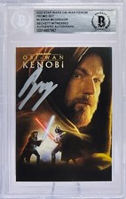 Ewan McGregor Signed 2022 Star Wars Obi-Wan Kenobi Promo Set #5 Beckett Witness picture