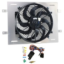 CU945 Aluminum Radiator Shroud 14 Fan Thermostat 84-95 for Toyota Pickup 4Runner picture