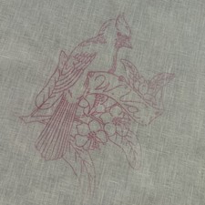 VTG West Virginia WV State Bird Flower Transfer Embroidery Pattern Fiber Art picture