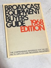 Vtg 1968 Broadcast Equipment Buyers Guide AM FM TV CATV Mactier Catalog picture