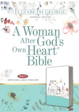 A Woman After God's Own Heart Bible, Country Floral Leather by Elizabeth George picture