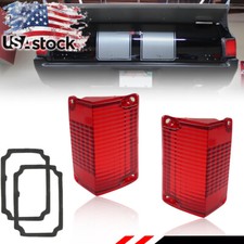 2X Red Rear Tail Light Lenses w/ Gasket For 1968-1969 El Camino & Chevelle Wagon picture