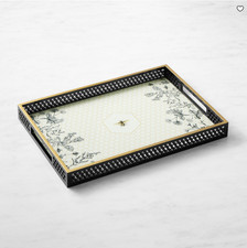 Williams Sonoma Honeycomb Bee Lacquer Tray picture
