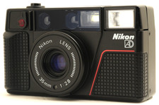 Nikon L35 AD2 Pikaichi Point & Shoot 35mm Film Camera From JAPAN [Tested MINT] picture