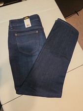 Lee Women's Legendary Style Straight Mid-rise Jeans Size 14  NWT   picture