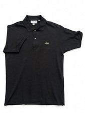 Lacoste Men's Classic Fit Pique Polo Shirt Black Size S FR 3 NWOT picture