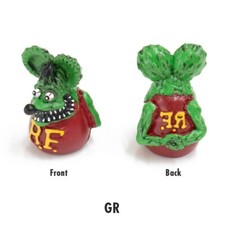 MOONEYES RAT FINK GREEN AIR VALVE CAPS RAF280GR  picture
