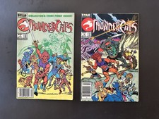 Marvel Comics ThunderCats #1 & # 2 (1985). Used Read Copies. Please Read picture