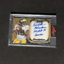 2024 Leaf Eclectic Metal Heroes Inscriptions Gold /100 Denard Robinson Auto NCAA picture