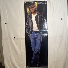 RARE 1990 Cry-Baby Johnny Depp Door Poster 21x62 Scorpio Posters Cult Classic picture