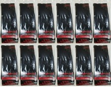 12 PAIRS Men's BLACK Snap-On Crew Socks X-LARGE *FREE SHIPPING* MADE IN USA *NEW picture