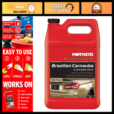 Carnauba Cleaner Wax 1 Gallon - Premium Car Polish, Shine & Protection, Easy App picture