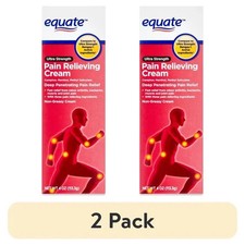 Equate Ultra Strength Pain Relieving Cream, 4 oz, (2 pack) picture