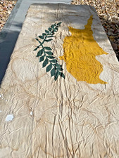 CYPRUS EUROPEAN Vintage National Commonwealth Country Cloth Flag Collectible picture