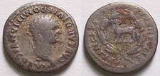 Domitian AR Denarius AD 80-81 Goat in Wreath BMC 88 Roman Coin 3.12g picture