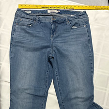 Torrid First At Fit Slim Bootcut Jeans Womens 18T Tall Blue Stretch Denim. Read picture