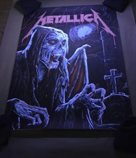 METALLICA - M72 TOUR - 2026 GLASGOW SCOTLAND BLACK LIGHT POSTER - VERY RARE picture