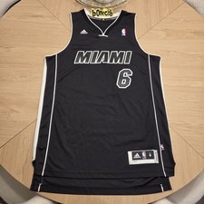 NBA Authentic Jersey Lebron James Miami Heat Adidas Swingman Size Medium Men's picture