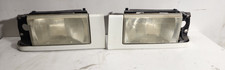 1989-1995 Volvo 740 940 Wagon HEADLIGHTS PAIR LEFT RIGHT SET COMPLETE BRACKETS picture