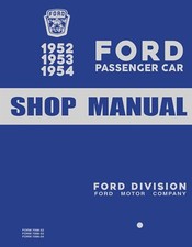 1952-1954 Ford Passenger Car Shop Manual picture