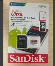 SanDisk Ultra 1TB Micro SD SDXC C10 A1 UHS-1 4K HD 120MB/s Memory Card - New picture