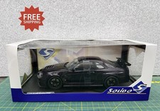 Solido 1/18 S1804311 1999 Nissan Skyline GT-R (R34) Ztune Midnight Purple - READ picture