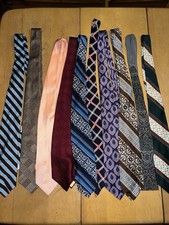 VINTAGE LIT OF 110 1960’s-1970’s NECK TIE LOT picture
