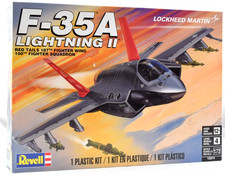 Revell Lockheed Martin F-35A Lightning II - Red Tails 1/72 Scale Model Kit 15874 picture
