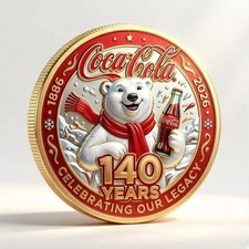 Coca-Cola 140th Anniversary Commemorative Coin CB0312 picture
