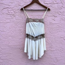 Vintage Undercover Wear Lingerie Top Nightie Lace Trimmed Size Small picture